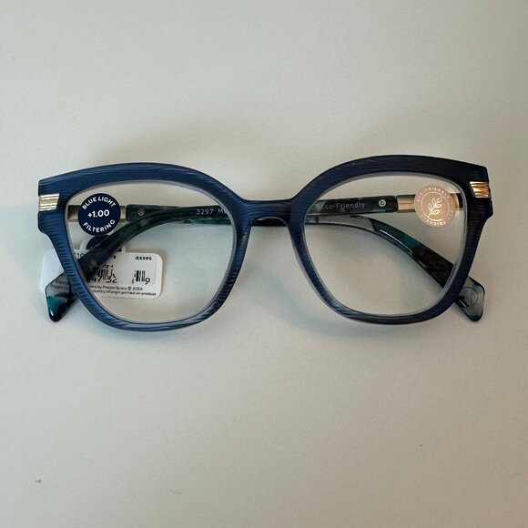 Peepers Accessories - Peepers by Peeperspecs Marquee Navy/Marine Quartz Reading Glasses +1.00